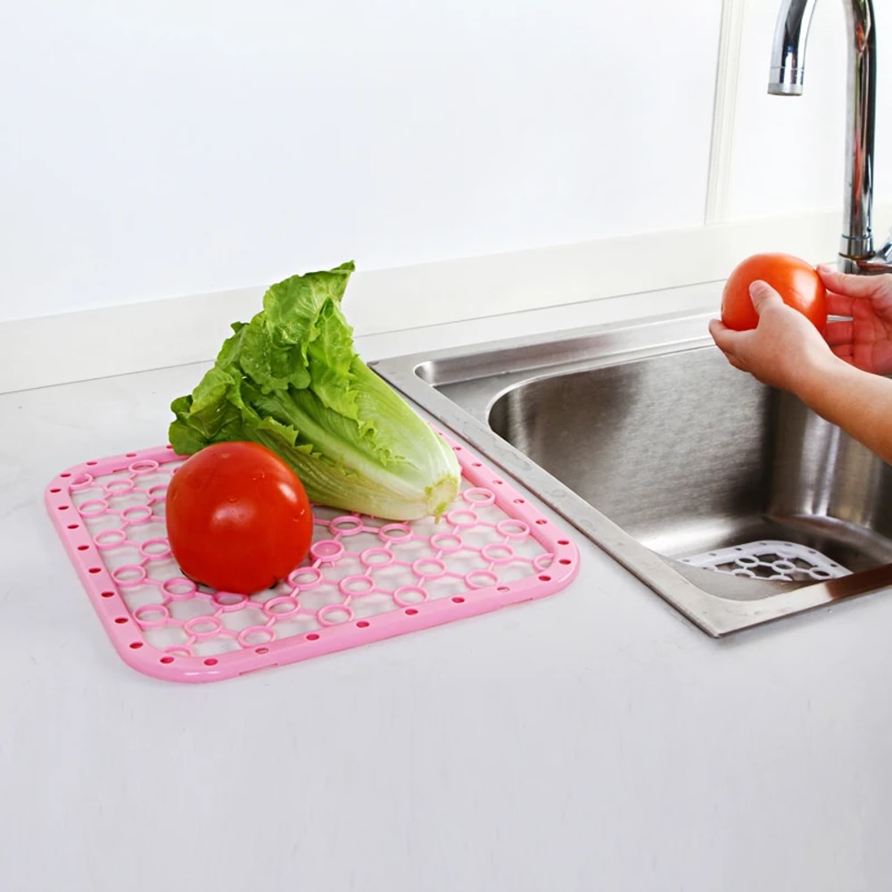 Silicone Heat Resistant Placemat Anti Slip Kitchen Mat For Dishes Vegetables 1