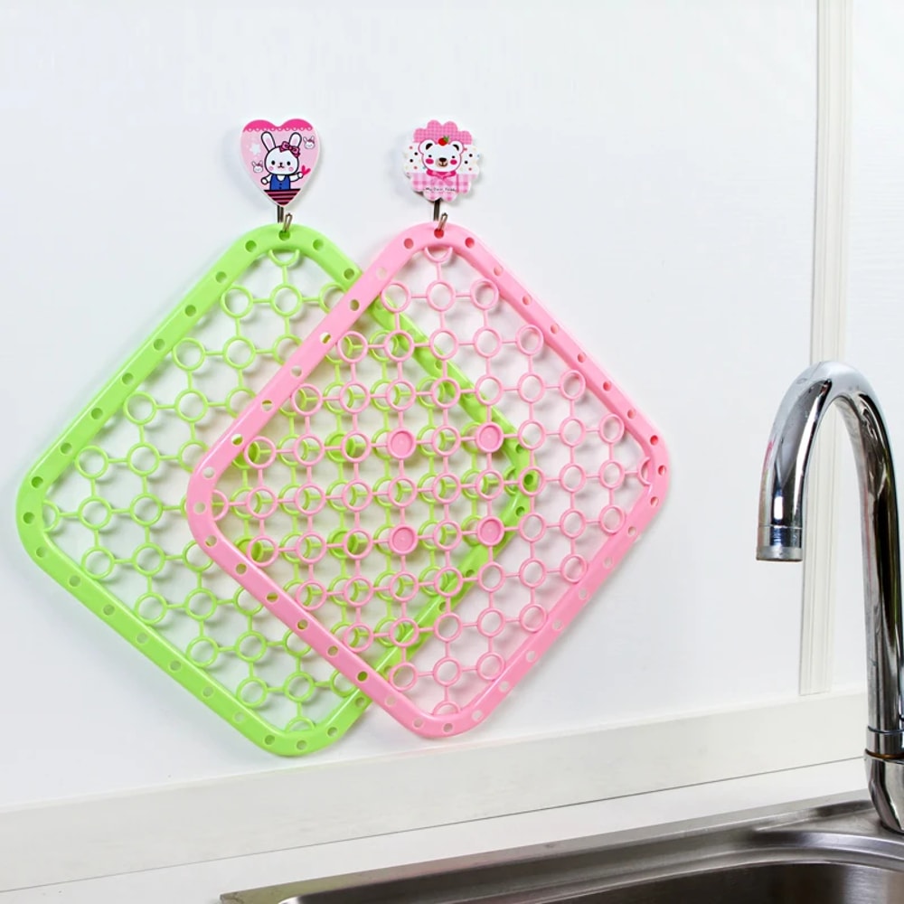 Silicone Heat Resistant Placemat Anti Slip Kitchen Mat For Dishes Vegetables 2