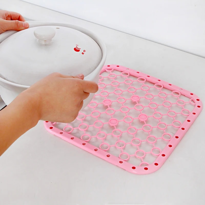 Silicone Heat Resistant Placemat Anti Slip Kitchen Mat For Dishes Vegetables 3