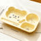 Large Capacity Cartoon Divided Salad Plate For Kids Students 10