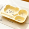 Large Capacity Cartoon Divided Salad Plate For Kids Students 10