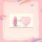 Heart Shaped Portable Tape Dispenser With Invisible Tape Cute Desk Accessory 2