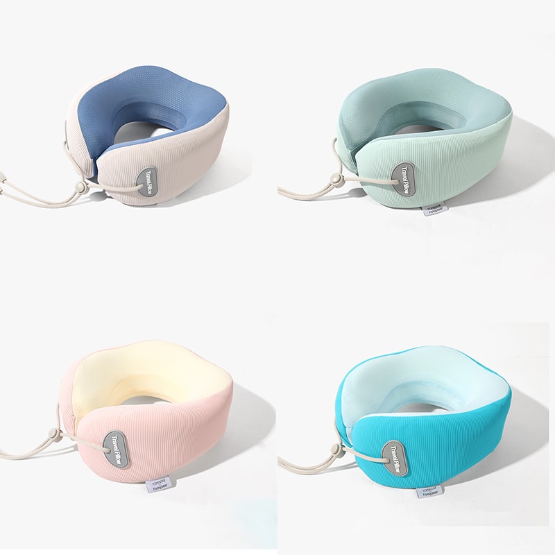 Kids Memory Foam Neck Pillow For Travel And Naps 1