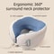 Kids Memory Foam Neck Pillow For Travel And Naps 4