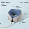 Kids Memory Foam Neck Pillow For Travel And Naps 5