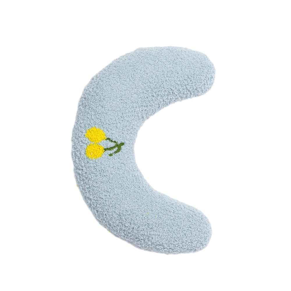 Cozy Cat Moon Pillow Soft Plush Half Donut Pet Pillow For Cats And Small Dogs 8