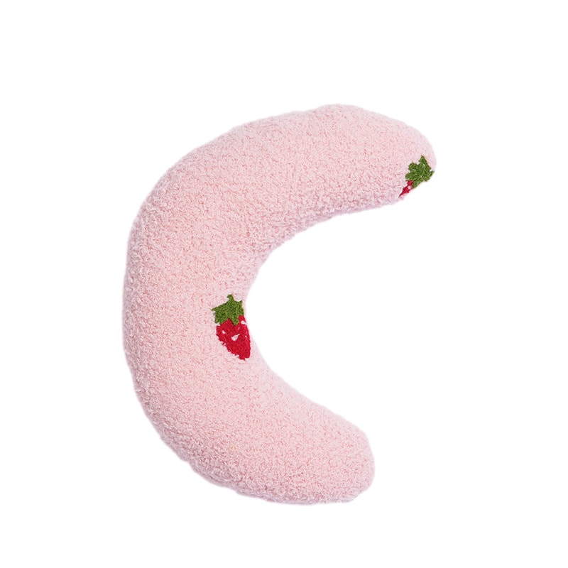 Cozy Cat Moon Pillow Soft Plush Half Donut Pet Pillow For Cats And Small Dogs 6