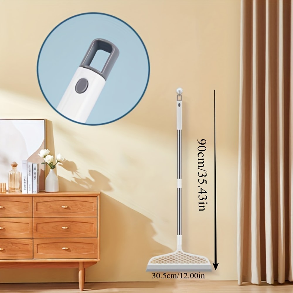 Silicone Broom Squeegee with Detachable Scraper Head