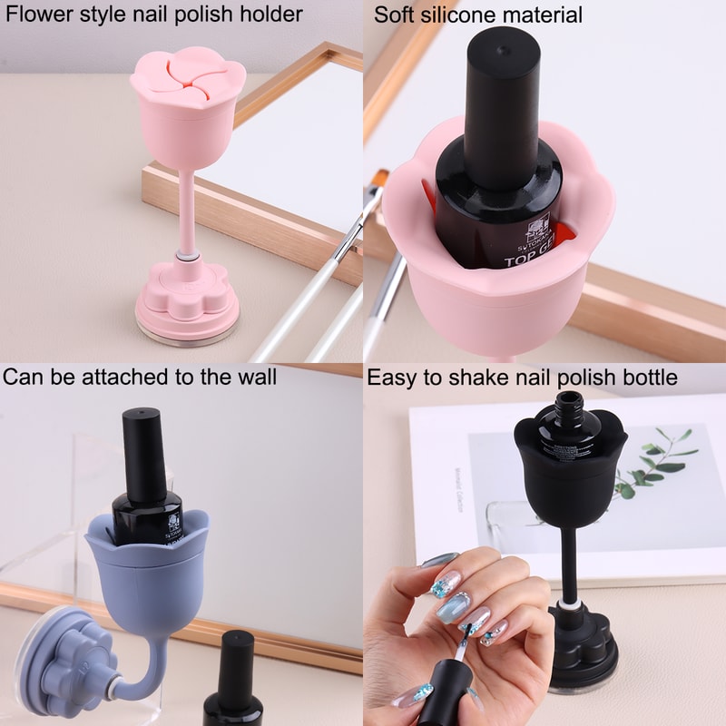 Rotating Nail Polish Holder Anti Spill Manicure Stand 2