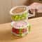 Vegetable Washing Basket With Lid And Double Layer Drain Bowl 0