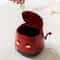 Cute Devil Desktop Trash Can With Press Open Lid For Desk And Vanity 0