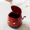 Cute Devil Desktop Trash Can With Press Open Lid For Desk And Vanity 0