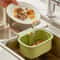 Premium Kitchen Sink Drain Basket With Openable Filter And Hanging Storage 2