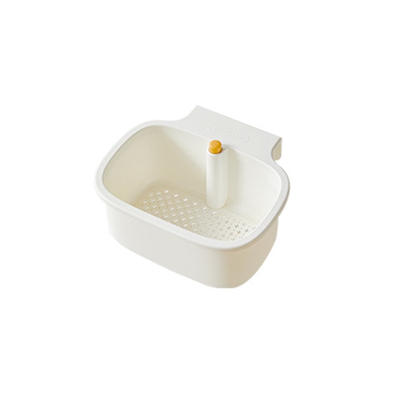 Premium Kitchen Sink Drain Basket With Openable Filter And Hanging Storage 6