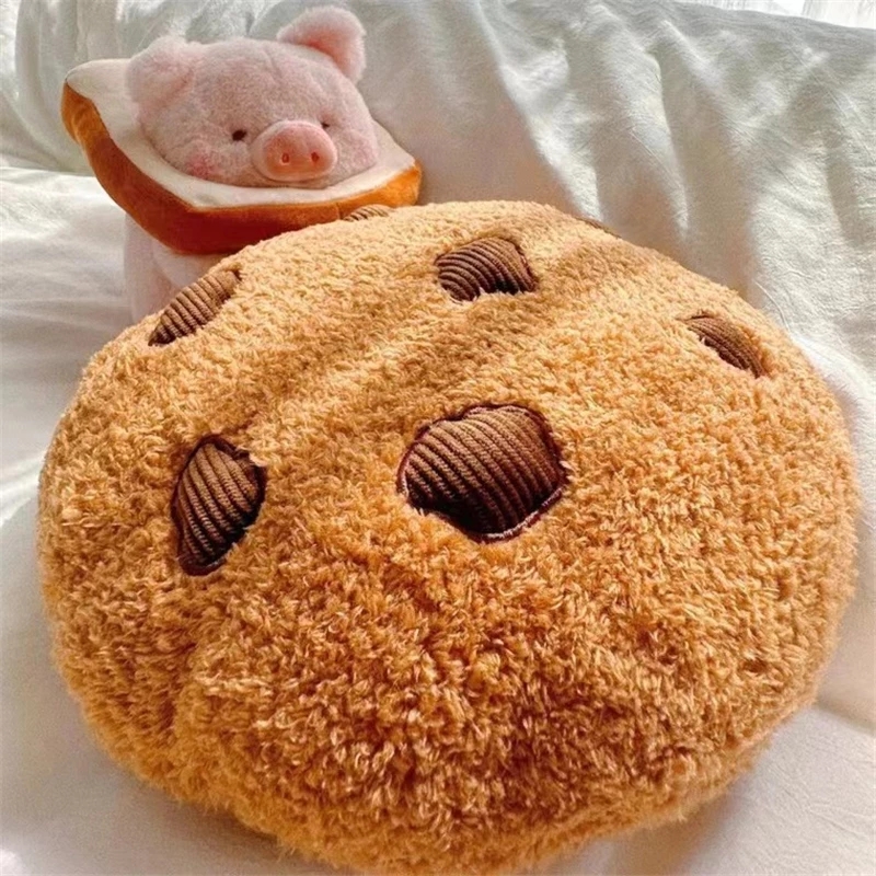 Plush Cartoon Cookie Cushion For Kids Room Decor 1