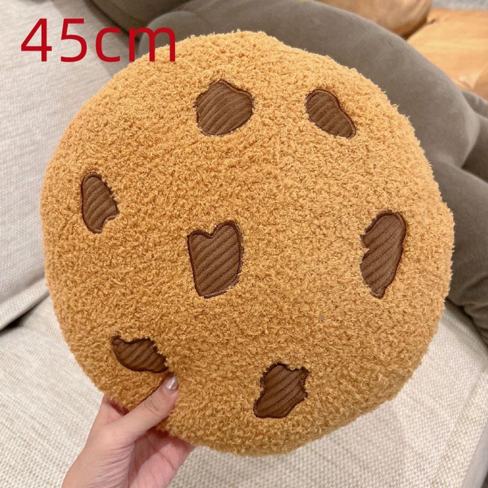 Plush Cartoon Cookie Cushion For Kids Room Decor 7