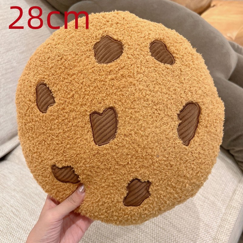 Plush Cartoon Cookie Cushion For Kids Room Decor 6