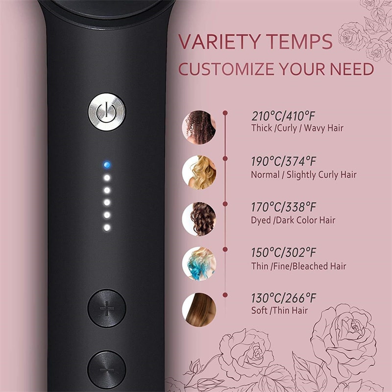 Mini Hair Straightener Comb Quick Hair Styling Tool 2