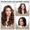 Portable Wireless Mini Hair Straightener Brush for Travel