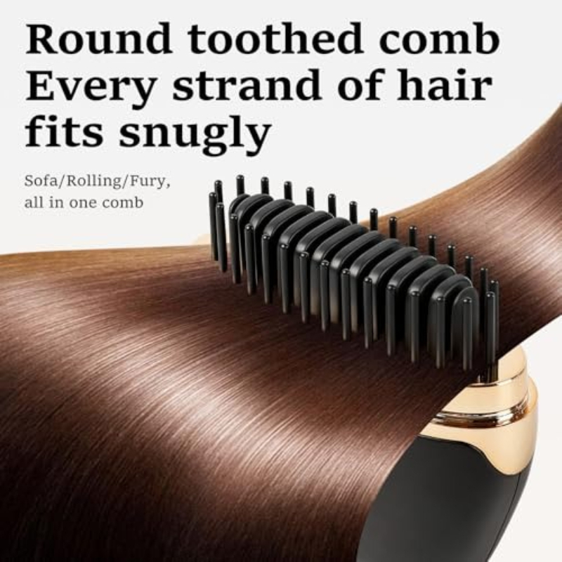 Portable Wireless Mini Hair Straightener Brush for Travel
