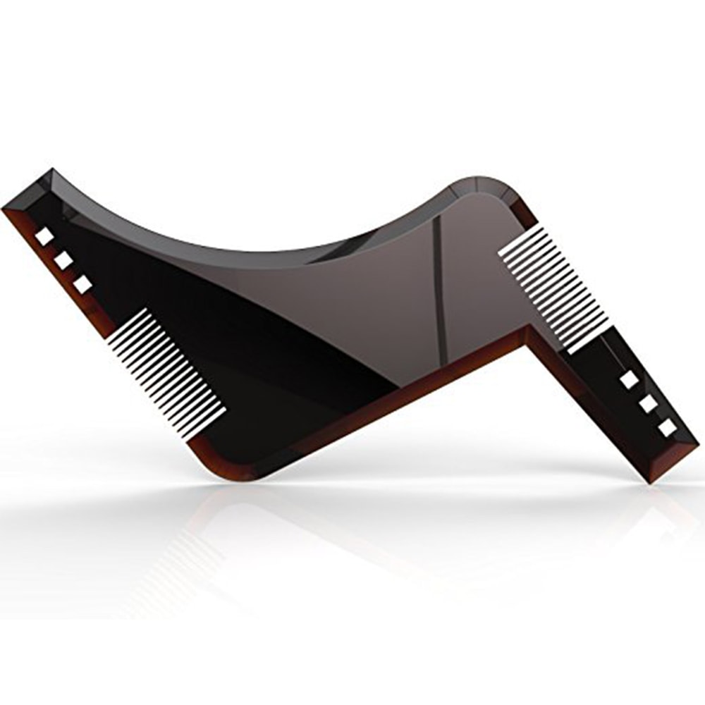 Mens Beard Shaping Tool Styling Comb Precision Beard Ruler 7
