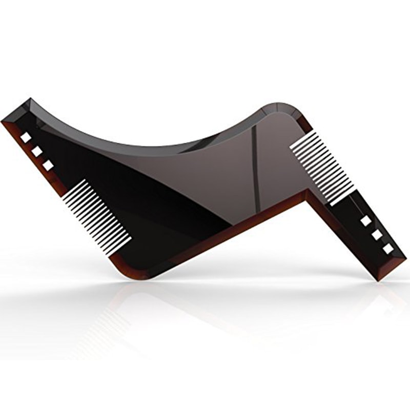 Mens Beard Shaping Tool Styling Comb Precision Beard Ruler 7