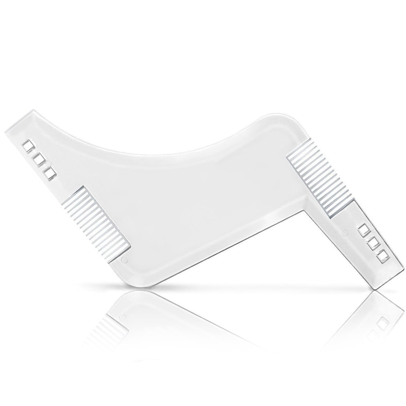 Mens Beard Shaping Tool Styling Comb Precision Beard Ruler 6