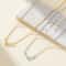 Stainless Steel Paperclip Choker Necklace for Women