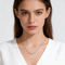 Stainless Steel Paperclip Choker Necklace for Women