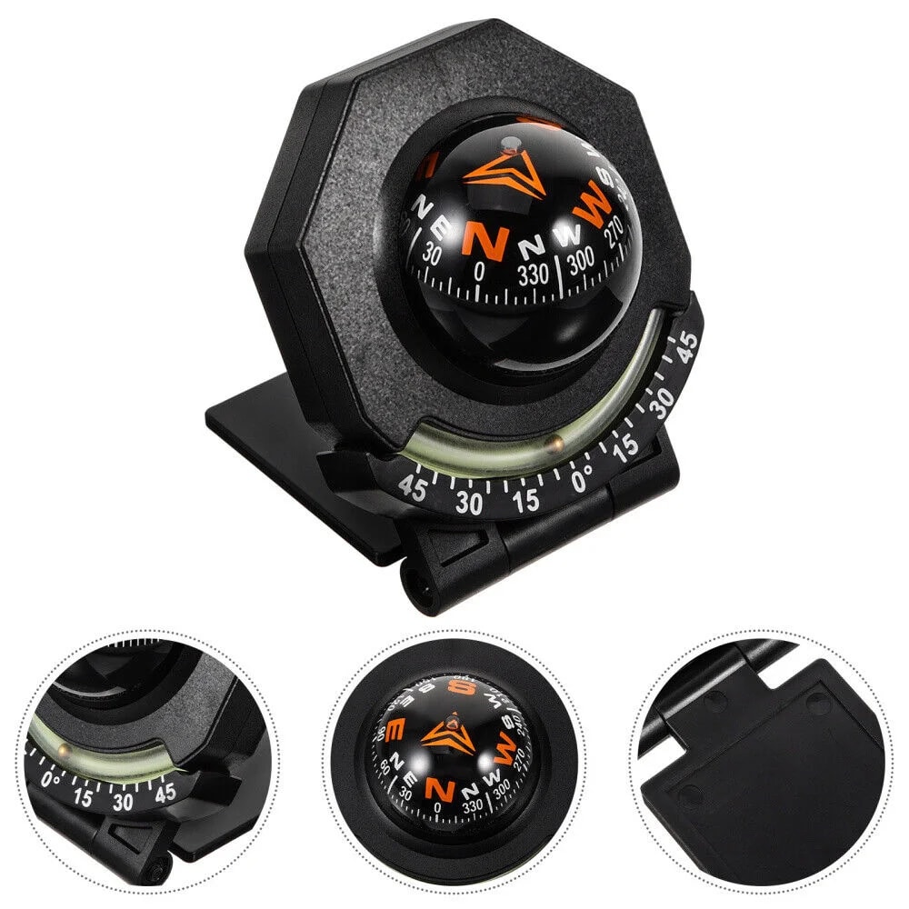 High Precision Car Compass with Foldable Inclinometer for Navigation