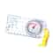 Portable Nautical Map Ruler & Compass for Hiking & Orienteering