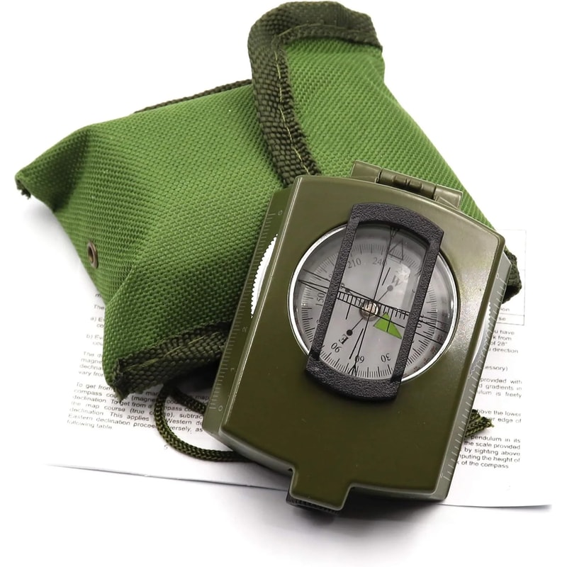 Multifunctional Tactical Survival Military Compass Waterproof Lensatic Navigation Tool 6