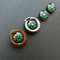 Titanium Alloy Compass Pendant For Outdoor Navigation Travel 1