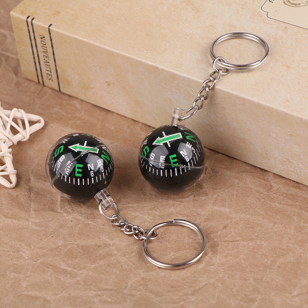 Portable Emergency Compass Keychain Lightweight Outdoor Survival Tool 3