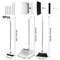 Long Handled Broom and Dustpan Set for Home & Office Cleaning