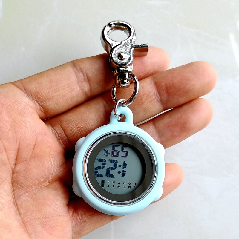 Multifunctional Digital Pocket Watch Keychain For Nurses Students 8