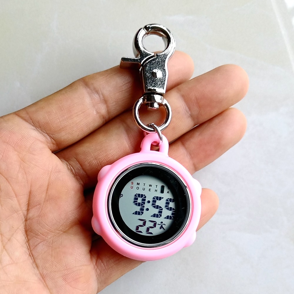 Multifunctional Digital Pocket Watch Keychain For Nurses Students 6