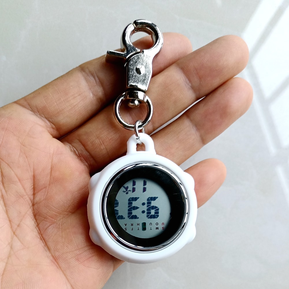 Multifunctional Digital Pocket Watch Keychain For Nurses Students 9