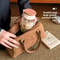 Portable Star Glass Water Bottle for Coffee, Juice & Tea