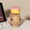 Portable Star Glass Water Bottle for Coffee, Juice & Tea