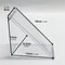 Portable Kids Triangle Sandwich Box Reusable Lunch Wedge Acrylic Sandwich Holder 5