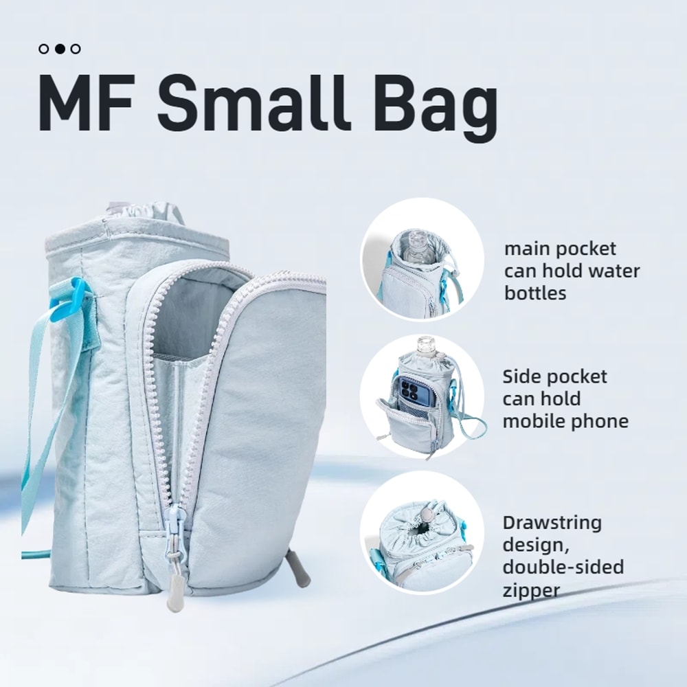 Adjustable Outdoor Water Bottle Carrier Bag With Phone Pocket 2