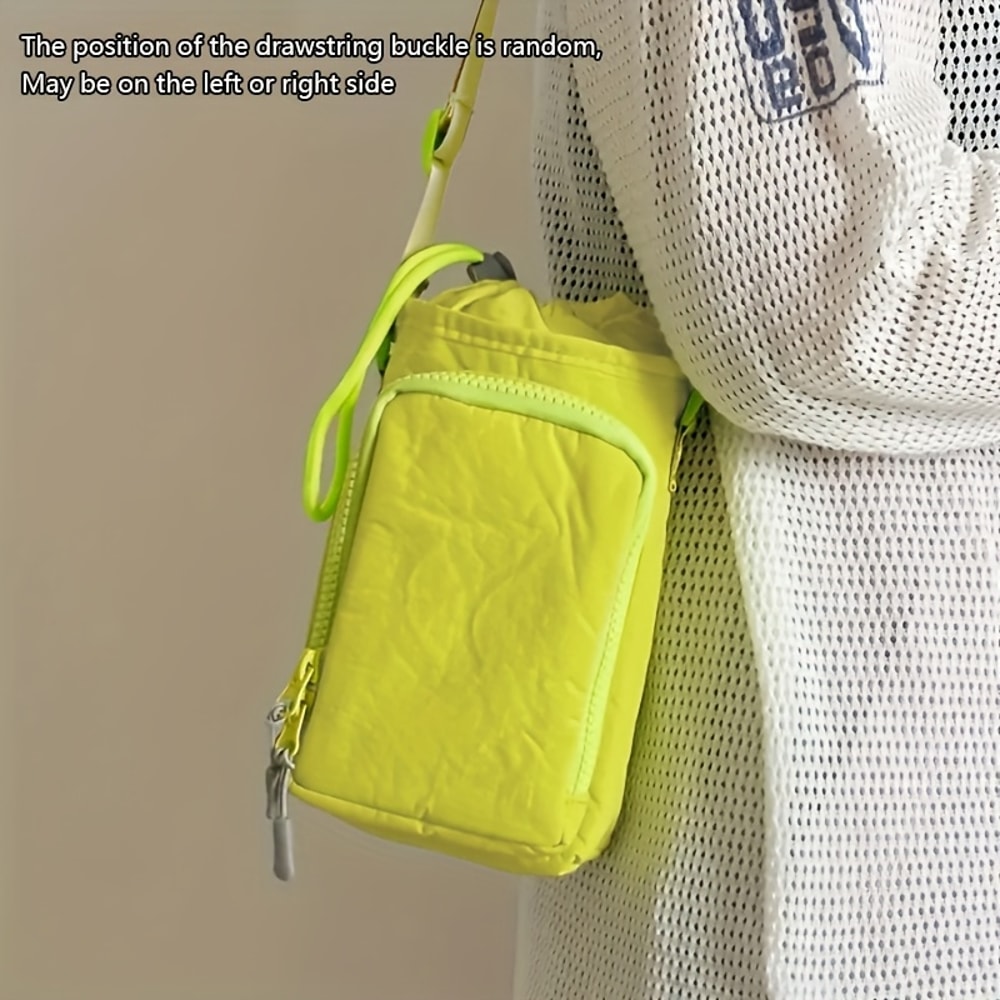 Adjustable Outdoor Water Bottle Carrier Bag With Phone Pocket 6