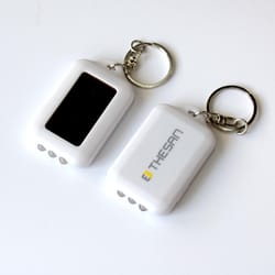 solar keychain flashlight portable outdoor emergency mini torch light