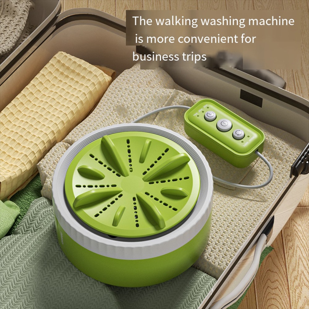 Portable Mini Washing Machine With USB Ultrasonic Cleaning For Travel Home 4