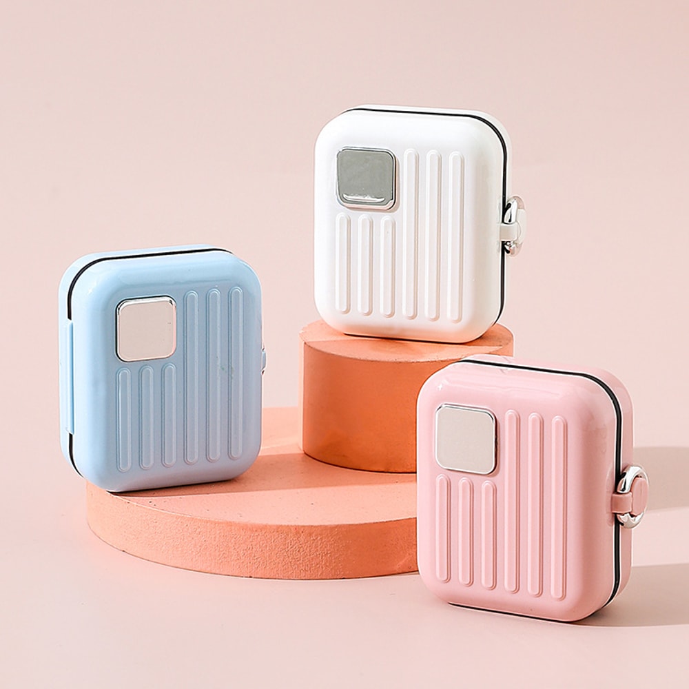 Compact Travel Pill Organizer Mini Medicine Case Weekly Tablet Box 0