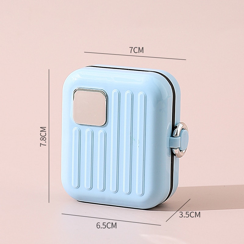 Compact Travel Pill Organizer Mini Medicine Case Weekly Tablet Box 7