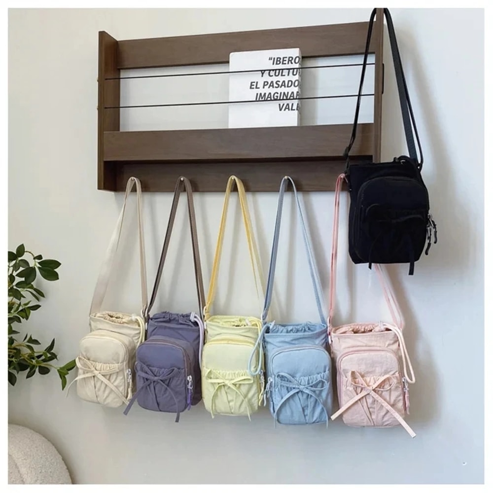 Lightweight Outdoor Crossbody Bag With Water Bottle Holder Phone Pocket 4