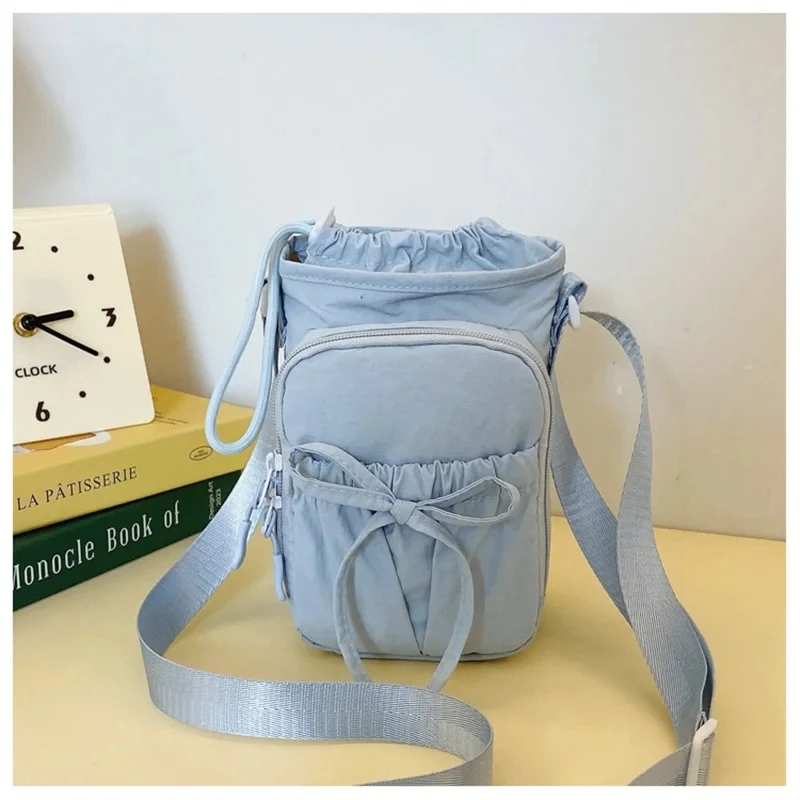 Lightweight Outdoor Crossbody Bag With Water Bottle Holder Phone Pocket 7