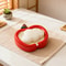 Apple Shaped Soap Dish with Drain Cute Bathroom Storage Rack